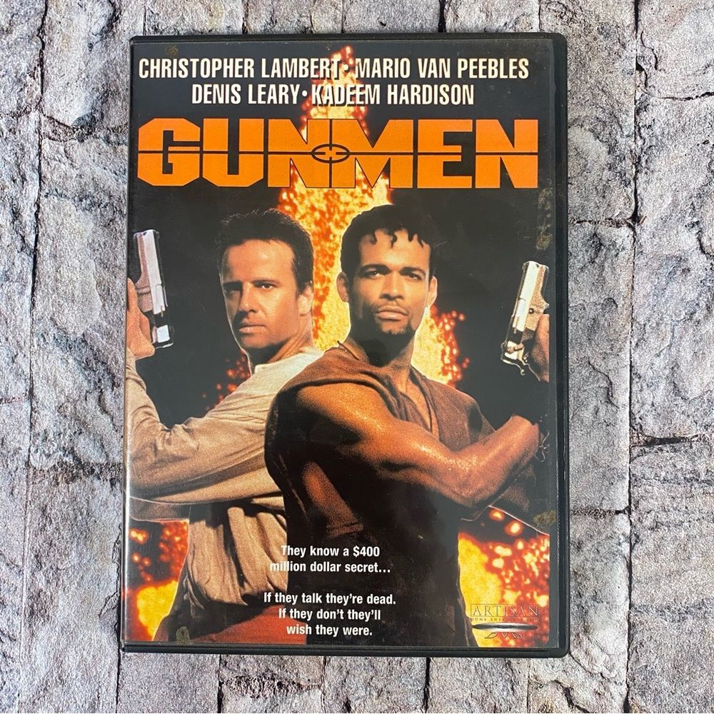 Gunmen DVD Christopher Lambert Mario Peebles Denis Leary Rated R